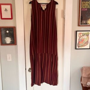 Ace & Jig Small Striped Sleeveless Maxi Dress